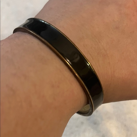 kate spade Jewelry - Kate Spade Black Enamel Bangle